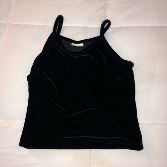 Vintage Girls Velvet Skirt and Tank Set - Picture 2 of 5